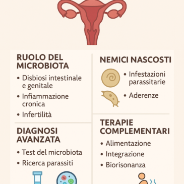 Endometriosi e Approccio Integrato al Centro Ines: Microbiota, Infiammazione, Parassiti e Biorisonanza